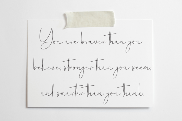 Calligraphy Font - Preview 2