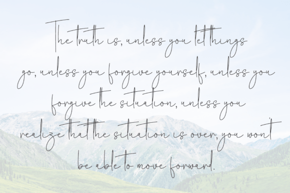 Calligraphy Font - Preview 5