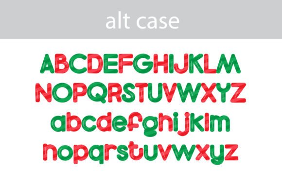 Candy Stick X-mas Font - Preview 6