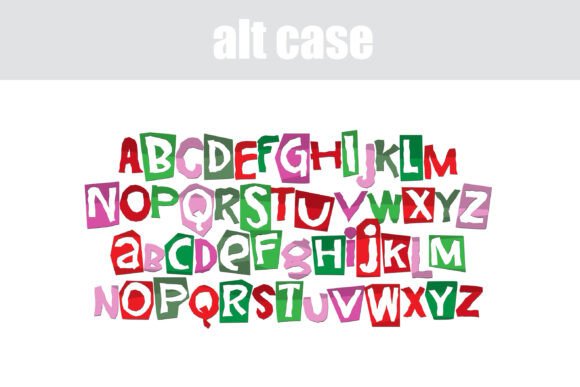 Christmas Cut Outs Font - Preview 6