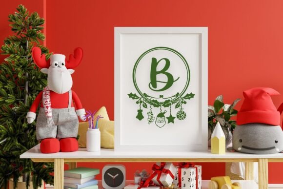 Christmas Monogram Font - Preview 4