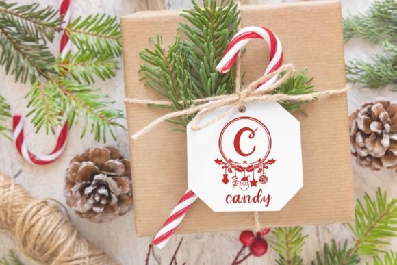 Christmas Monogram Font - Preview 5