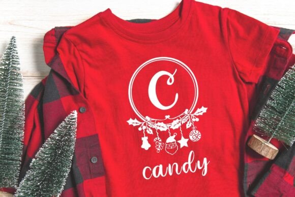 Christmas Monogram Font - Preview 6