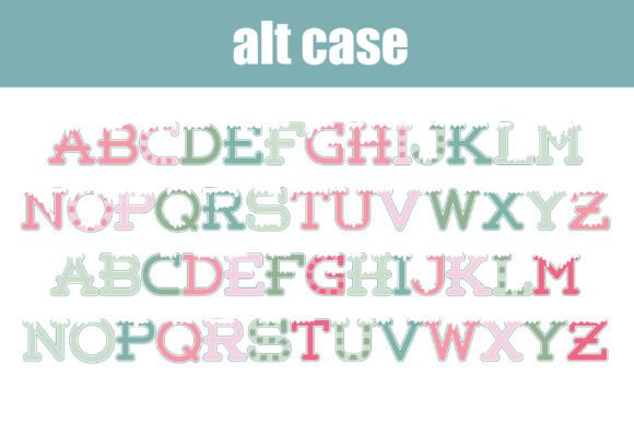 Christmas Yet Font PNG with transparent background - Preview 5
