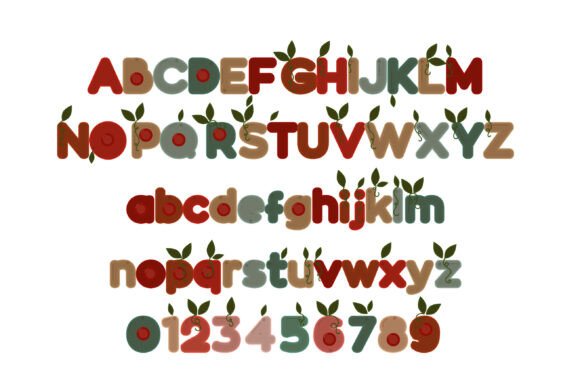 Christmasberry Font PNG with transparent background - Preview 1
