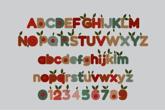 Christmasberry Font PNG with transparent background - Preview 2