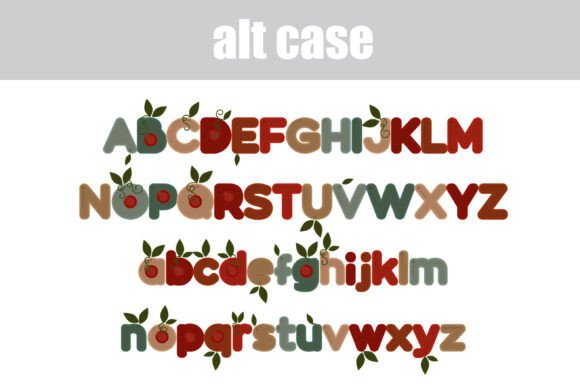 Christmasberry Font PNG with transparent background - Preview 6