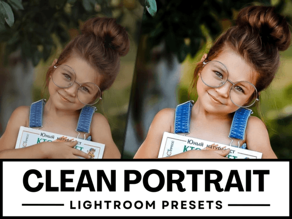 Clean Portrait Lightroom Presets Grafik Aktionen & Voreinstellungen Von DesignScape Arts
