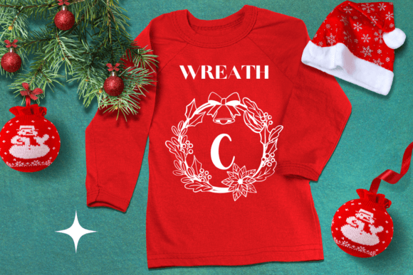 Doodle Wreath Font - Preview 6