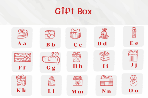 Gift Box Font - Preview 1