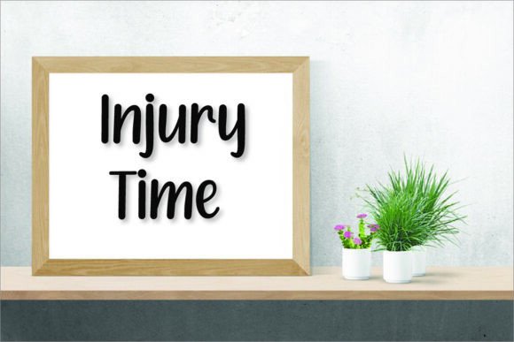 Handsball Font PNG with transparent background - Preview 3