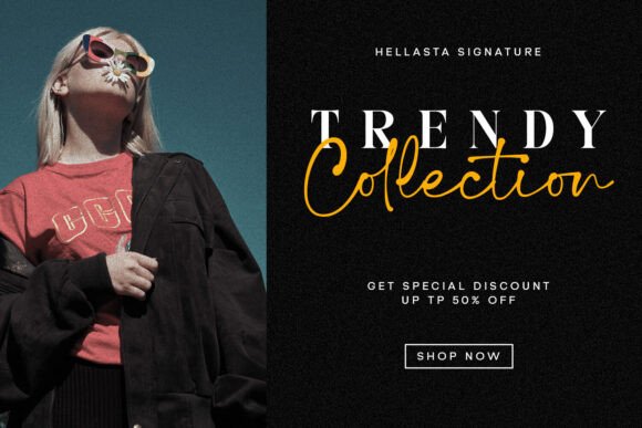 Hellasta Signature Font - Preview 1