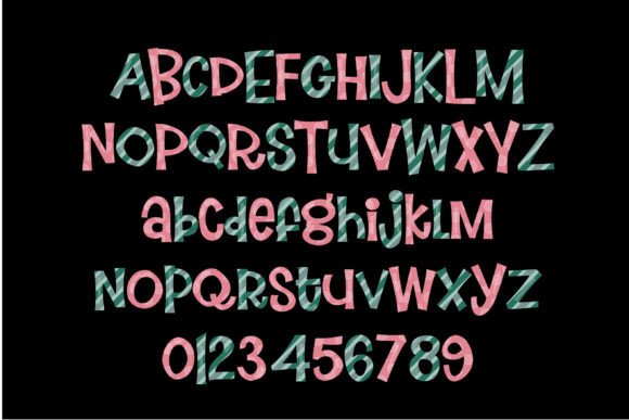 Jolly Joy Font PNG with transparent background - Preview 2