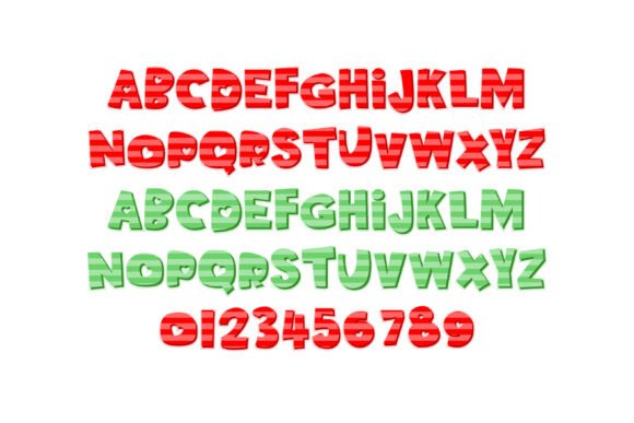 Peppermin-mania Font PNG with transparent background - Preview 1