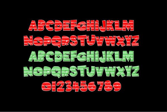Peppermin-mania Font PNG with transparent background - Preview 2