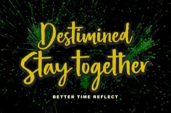 Black Splash Font - Preview 6