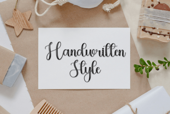 Calligraphy Font - Preview 1
