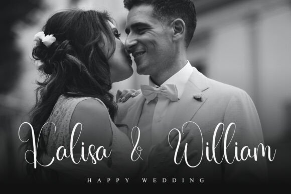 Christian Bride Font PNG with transparent background - Preview 2