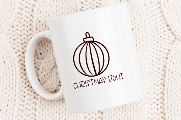 Christmas Light Font - Preview 4