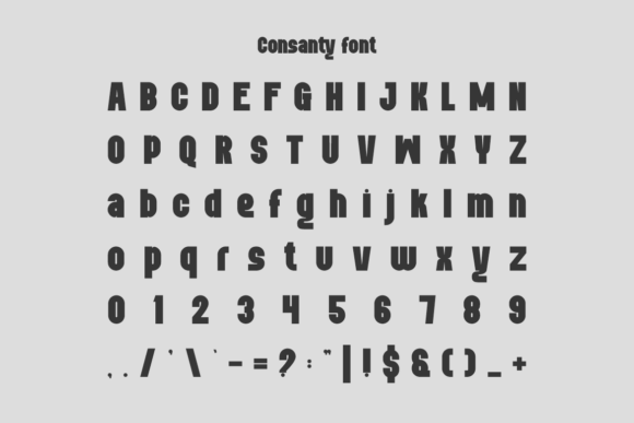 Consanty Font - Preview 2