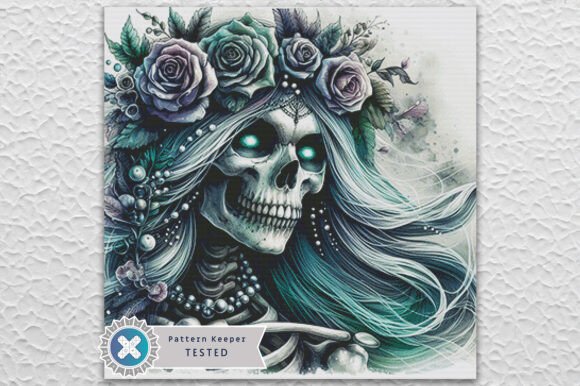 Creepy Mermaid Cross Stitch Pattern PDF