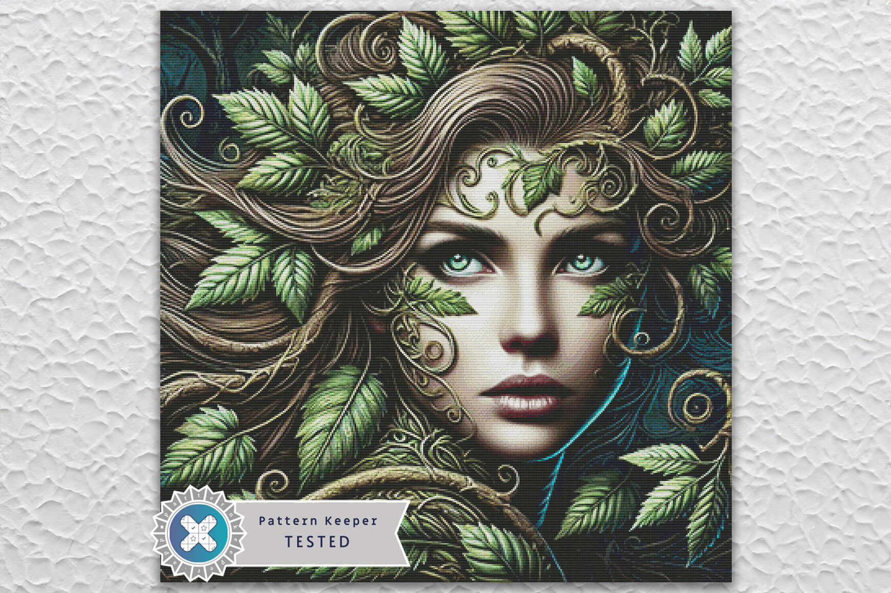 Dryad Woman Cross Stitch Pattern PDF