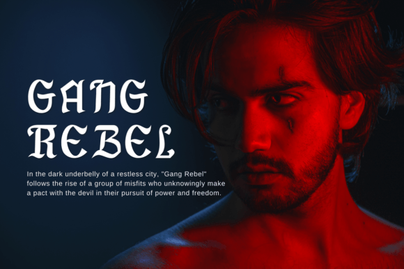 Gang Rebel Font - Preview 3