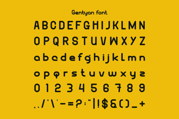 Gentyan Font - Preview 2