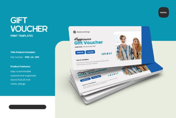 Gift Voucher Coupon Template Vol 107
