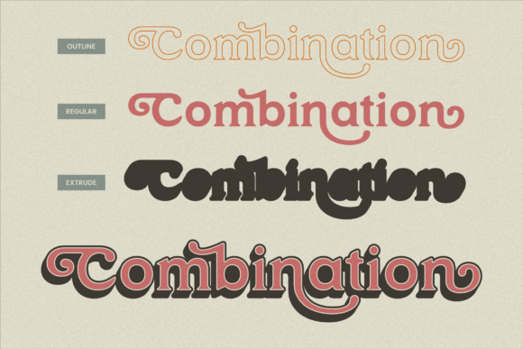 Golden Ninety Font PNG with transparent background - Preview 4