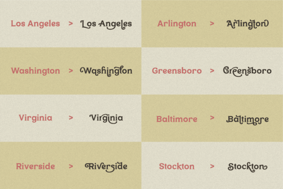Golden Ninety Font PNG with transparent background - Preview 6