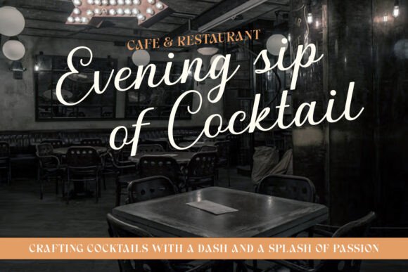 Graceful Nostagia Font PNG with transparent background - Preview 1