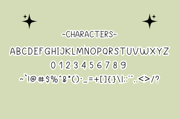 Green Theme Font PNG with transparent background - Preview 2