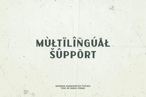 Handoek Font - Preview 3