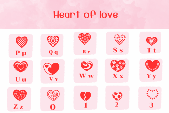 Heart of Love Font - Preview 2