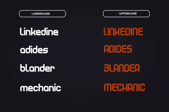 Linkedine Font PNG with transparent background - Preview 5