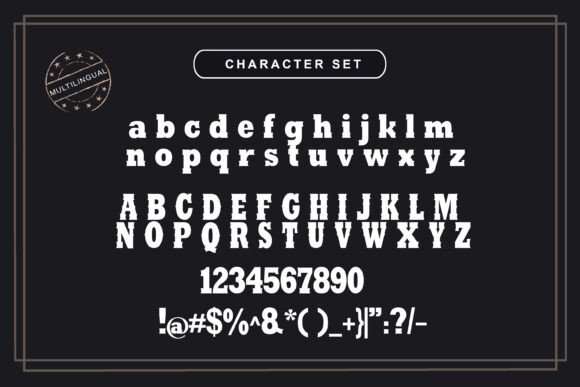 Megaline Font PNG with transparent background - Preview 4