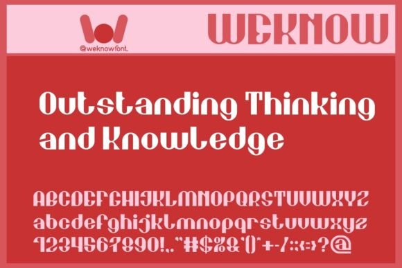 Optimized Thought Font PNG with transparent background - Preview 2