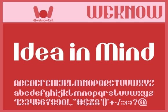 Optimized Thought Font PNG with transparent background - Preview 4
