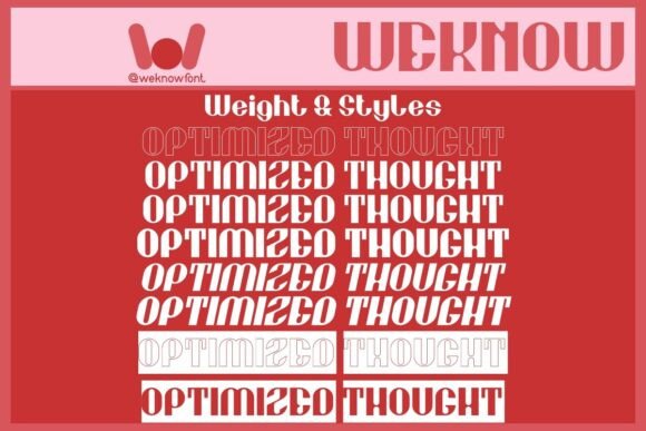 Optimized Thought Font PNG with transparent background - Preview 5