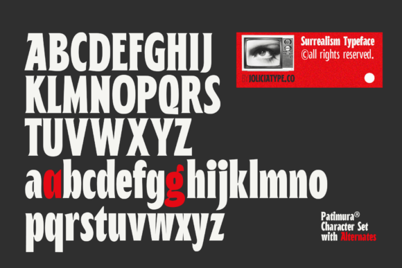 Patimura Condensed Font PNG with transparent background - Preview 6