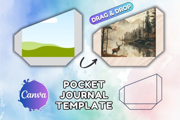 Pocket Journal Folio Template Canva