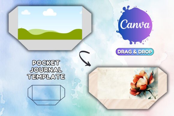 Pocket Journal Folio Template Canva