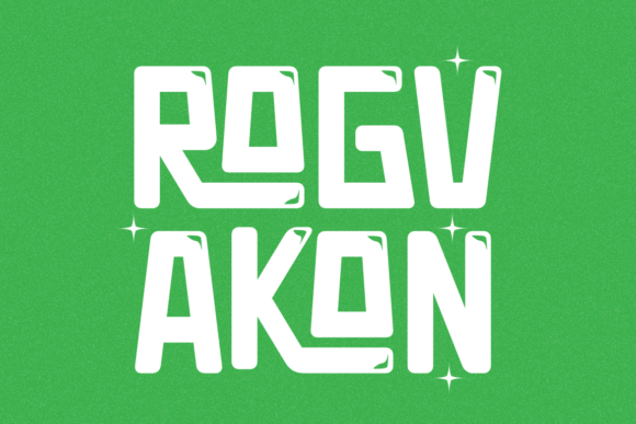 Rogvakon Font PNG with transparent background - Preview 2