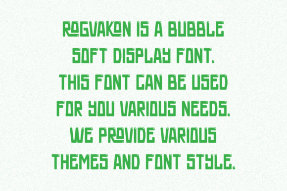 Rogvakon Font PNG with transparent background - Preview 3