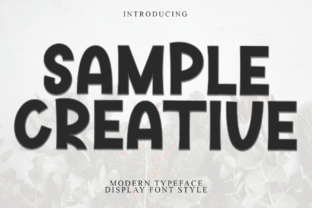 Sample Creative Font by Inermedia STUDIO · Creative Fabrica
