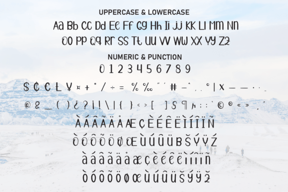 Snow Island Font PNG with transparent background - Preview 6