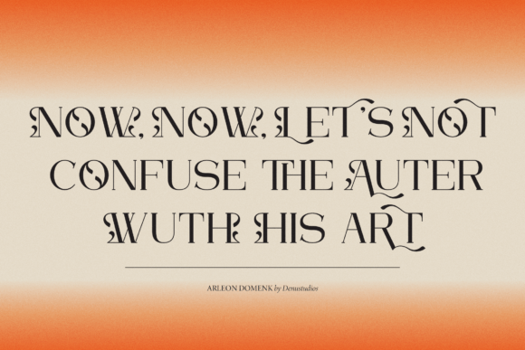 Arleon Domenk Font - Preview 1