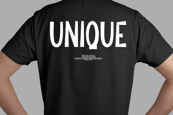 Black Stencil Font - Preview 1