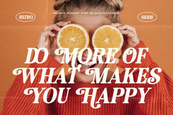 Brunch Moment Font PNG with transparent background - Preview 2